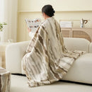 DecorBites™ Arctic Velvet Faux Rabbit Throw Blanket | Cozy, Warm, & Luxurious Comfort Blanket
