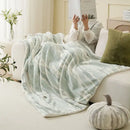 DecorBites™ Arctic Velvet Faux Rabbit Throw Blanket | Cozy, Warm, & Luxurious Comfort Blanket