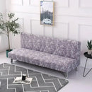 DecorBites™ Armless Futon Sofa Cover Slipcover Elastic No Armrest