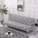 DecorBites™ Armless Futon Sofa Cover Slipcover Elastic No Armrest