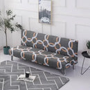 DecorBites™ Armless Futon Sofa Cover Slipcover Elastic No Armrest