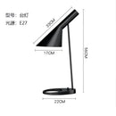 DecorBites™ Arne Jacobsen Corner Floor Lamp Black White LED Modern Living Room Decor