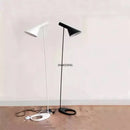DecorBites™ Arne Jacobsen Corner Floor Lamp Black White LED Modern Living Room Decor