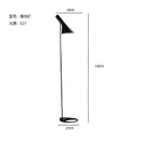 DecorBites™ Arne Jacobsen Corner Floor Lamp Black White LED Modern Living Room Decor