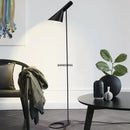 DecorBites™ Arne Jacobsen Corner Floor Lamp Black White LED Modern Living Room Decor