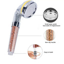 DecorBites™ Aroma Shower Head: Vitamin Lemon Lavender Rose Scent High Pressure Water Filtration