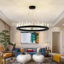 DecorBites™ Arrow Crystal LED Chandelier: Modern Living Room Dining Table Bedroom Home Light