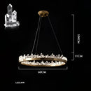 DecorBites™ Arrow Crystal LED Chandelier: Modern Living Room Dining Table Bedroom Home Light