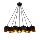 DecorBites™ Art Deco Black Metal Honeycomb Island Ceiling Light for Dining Room