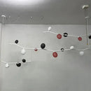 DecorBites™ Art Deco Branches Chandeliers Black White Glass G9 Bulb Height Adjustable