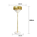 DecorBites™ Art Deco Crystal LED Chandelier - 4 Tier Gold Silver Designer Lighting