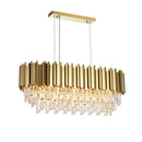 DecorBites™ Art Deco Crystal LED Chandelier - 4 Tier Gold Silver Designer Lighting