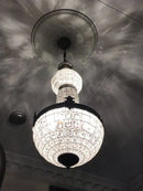 DecorBites™ Art Deco Crystal LED Chandelier in 2 Sizes for Parlor, Bedroom, Lobby, Hotel