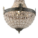 DecorBites™ Art Deco Crystal LED Chandelier in 2 Sizes for Parlor, Bedroom, Lobby, Hotel