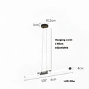 DecorBites™ Art Deco LED Gold Chandelier for Dinning Room