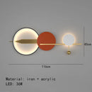 DecorBites™ Art Deco LED Wall Lamp 70/120cm Metal Sconce for Bedroom Parlor Hotel