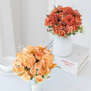 DecorBites™ Artificial Hydrangea Tea Rose Bouquet for Home Decor and DIY Wedding Bouquets