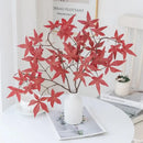 DecorBites™ Artificial Maple Leaf Bouquet for Wedding and Home Decor