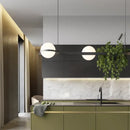 Modern black plant pendant light dining room led garden lamp