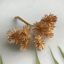 Colorful pom-pom artificial plants set of 6 wedding decor