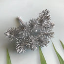 Colorful pom-pom artificial plants set of 6 wedding decor