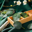 Decorbites artificial roses and eucalyptus home wedding decor living room