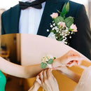 Decorbites artificial roses and eucalyptus home wedding decor living room
