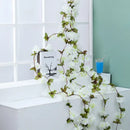 DecorBites™ Artificial Sakura Flowers Vine: Wedding Garden Rose Arch Decoration