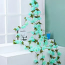 DecorBites™ Artificial Sakura Flowers Vine: Wedding Garden Rose Arch Decoration