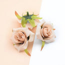 Assorted pastel and vibrant artificial silk roses – wedding decor