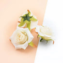 Assorted pastel and vibrant artificial silk roses – wedding decor