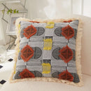 DecorBites™ Artistic 45x45 Handmade Cloth Cushion Cover Pillowcase Design