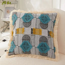 DecorBites™ Artistic 45x45 Handmade Cloth Cushion Cover Pillowcase Design