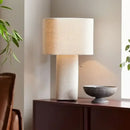 Wabi sabi white artistic floor lamp for living room minimalist light