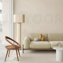 Wabi sabi white artistic floor lamp for living room minimalist light