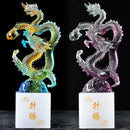 DecorBites™ Ascending Dragon Feng Shui Ornament for Wealth and Success