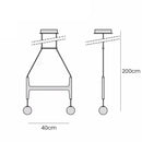 DecorBites™ ASTRA Wood Pendant Light Multi Head LED Chandelier Interior Decor Lamp