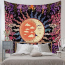 DecorBites™ Astrology Chart Tarot Tapestry Wheel Sun Moon Tree Mushroom Wall Hanging