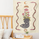 DecorBites™ Astrology Tarot Card Tapestry Sun Moon Goddess Wall Hanging Décor