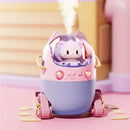 DecorBites™ Astronaut Air Humidifier with Night Light 220ml, Rechargeable Battery, Aroma Diffuser for Kids