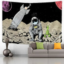 DecorBites™ Astronaut Alien Tapestry Wall Hanging Kawaii Universe Mystic Home Decor