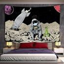 DecorBites™ Astronaut Alien Tapestry Wall Hanging Kawaii Universe Mystic Home Decor