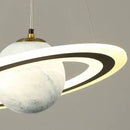 DecorBites™ Astronaut Ball LED Light: Modern Boys Room Decor, Acrylic Planet Earth Pendant