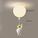 DecorBites™ Astronaut Balloon Ceiling Lamp: Modern Minimalist LED Chandelier for Kids' Room