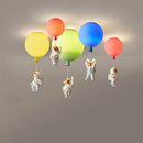 DecorBites™ Astronaut Balloon LED Pendant Light for Children's Nursery Room