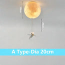 Astronaut bubble chandelier moonlight pendant light for bedroom