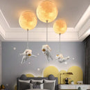 Astronaut bubble chandelier moonlight pendant light for bedroom