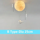 Astronaut bubble chandelier moonlight pendant light for bedroom