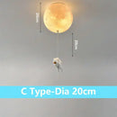 Astronaut bubble chandelier moonlight pendant light for bedroom