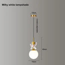 DecorBites™ Astronaut Chandelier: Personalized Children's Room Decor Lighting for Warm Atmosphere